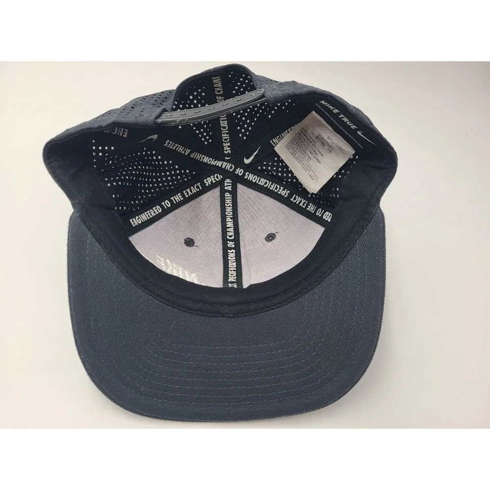 Youth Size 4-7 Nike Air True Snapback Hat Cap‎ Polyester Swoosh Logo Boys Gray